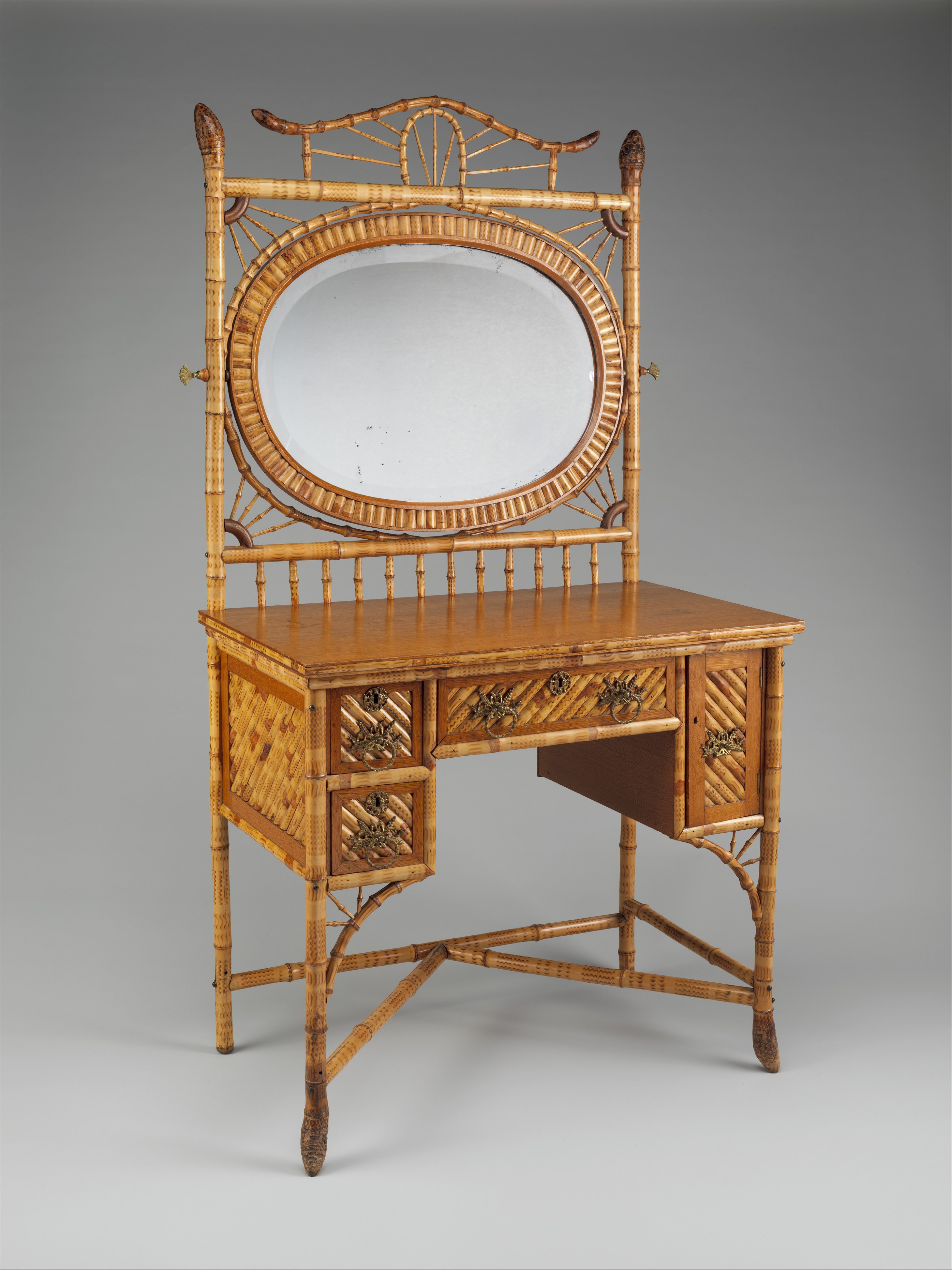 a bamboo dressing table made in america